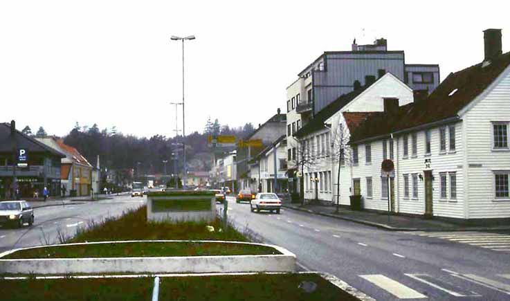 Kristiansand kvadraturen historiske bilder hus og gater Festningsgata