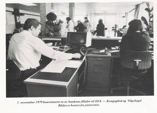 IDA – INTEGRERT DATABEHANDLING AS Vågsbygd sørlandsbanken 1979