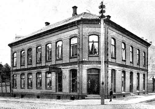 L. Lørhammers Klædehandel og Skrædderiforretning i Kristiansand Kvadraturen 1905