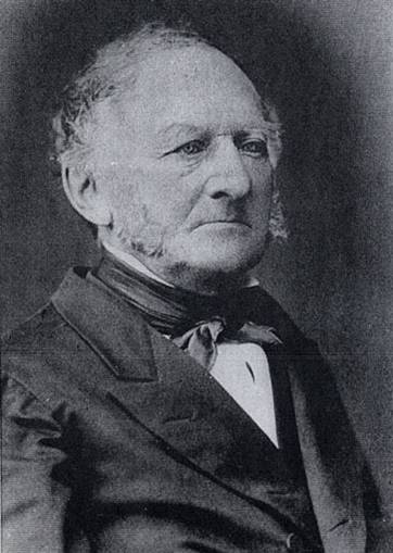 Politimester Hans Henrik Tybring Petersen, fra 1841 til 1880.