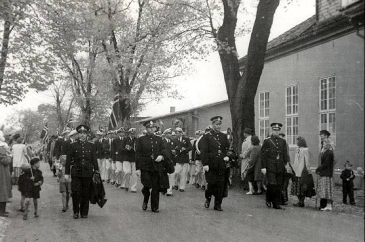 17. mai toget i 1945 i Kristiansand