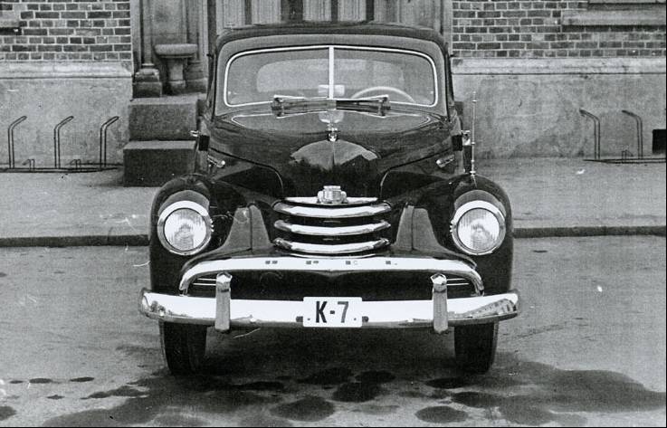 K-7 – Opel Kaptein 1954 mod - Stabsbil.