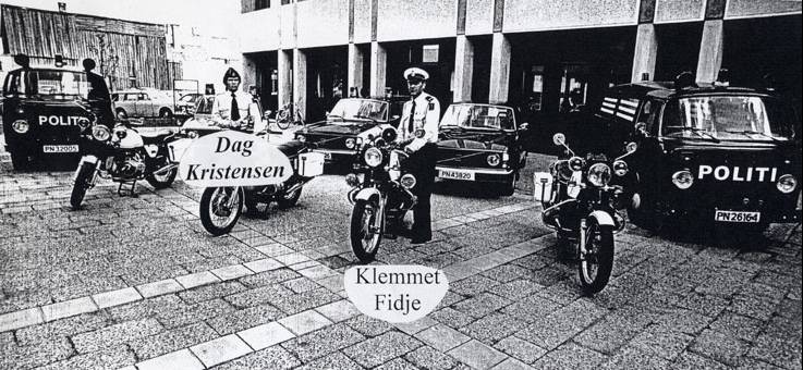 Politiets motorsyklister.