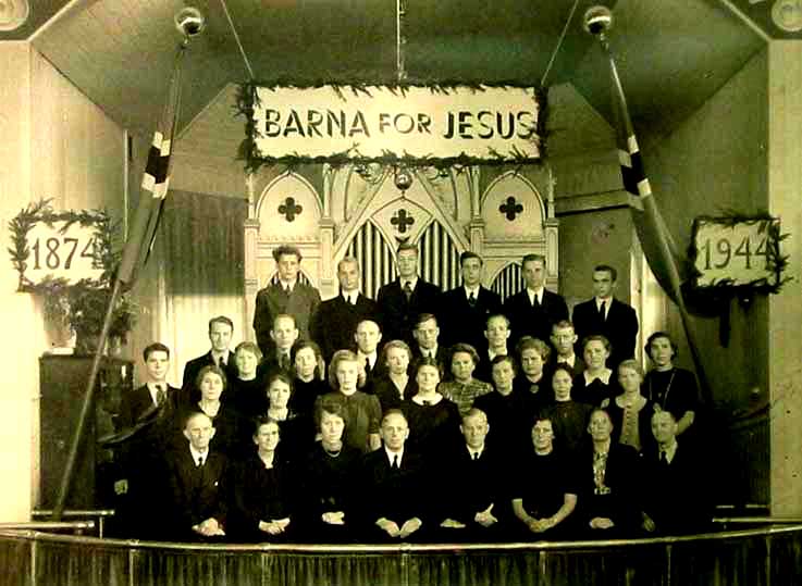 Kristiansand frikirke Søndagsskolepersonalet i 1944 