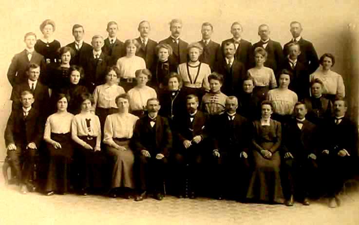 Kristiansand frikirke blandetkor i 1912