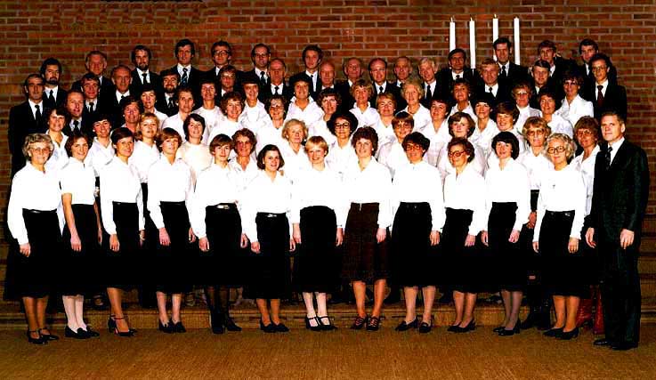Kristiansand frikirke blandetkoret er 95 år i 1981, Thorleif Sødal dirigent
