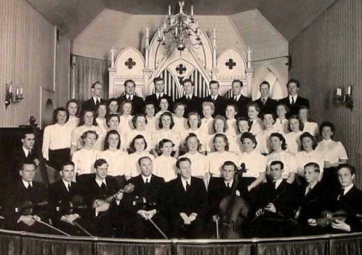 Kristiansand frikirke Musikkoret ved 50-års jubiléet i 1946