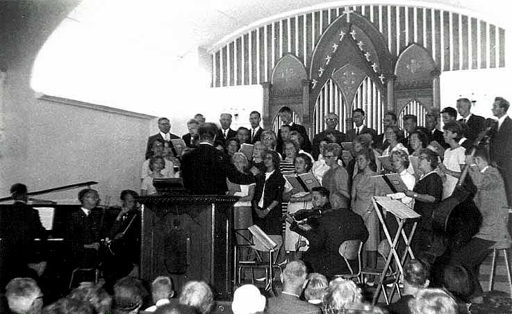 Kristiansand frikirke Musikkoret i 1964