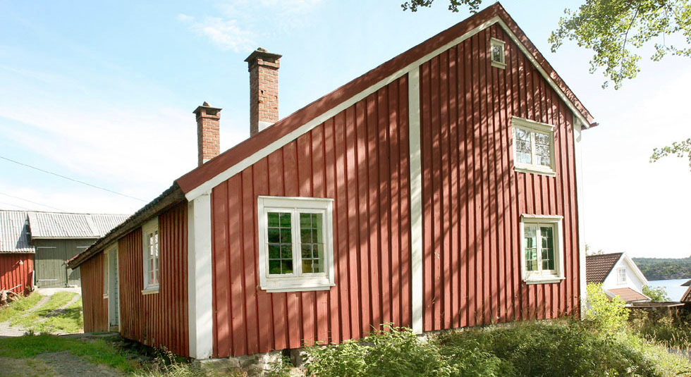 Rødt bygg høvag museum