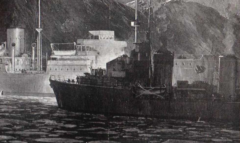 Det tyske tankskipet Altmark i Jøssingfjord
