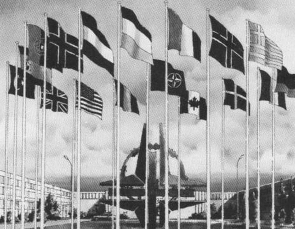 NATO medlemsland flagg