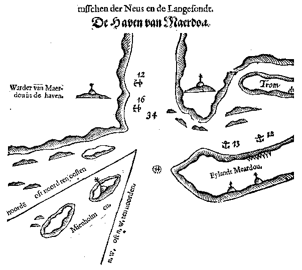Kart 1645 Merdø