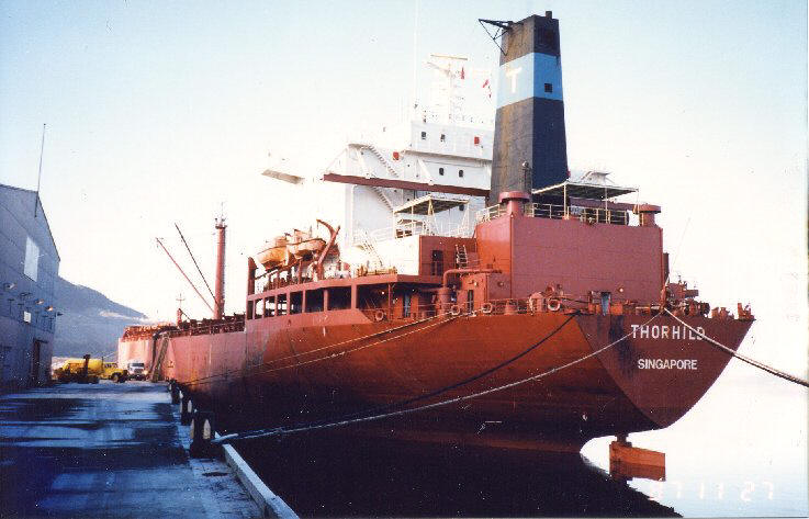Tønnevolds rederi Thorhild Singapore i New Foundland