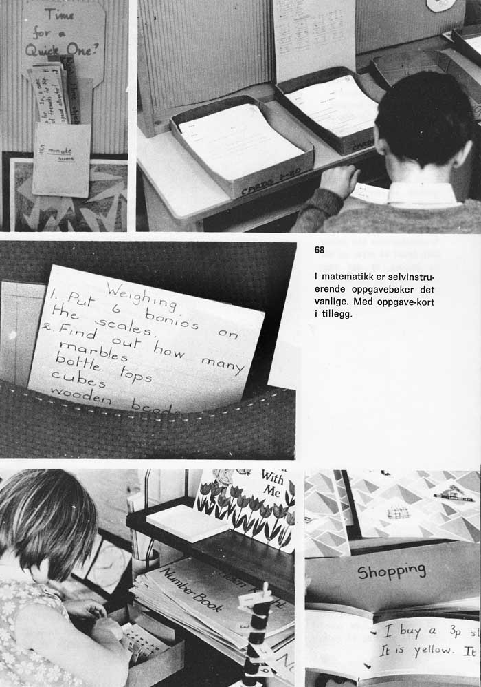 Skolereform i Oxfordshire, bilder fra barneskole