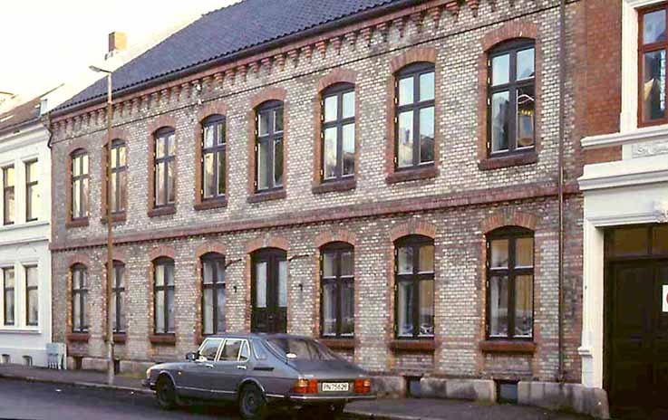 Kristiansand kvadraturen historiske bilder hus og gater
