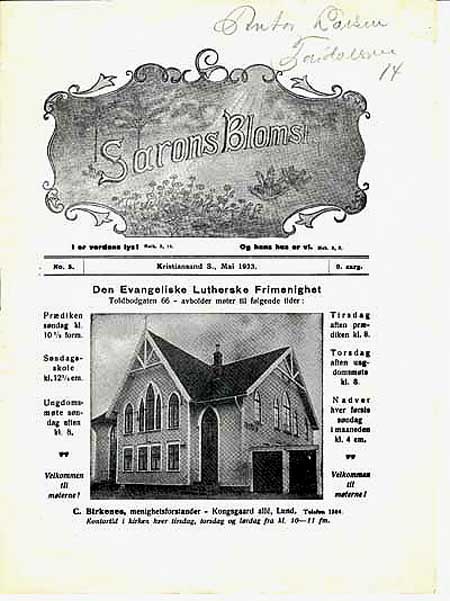 Kristiansand frikirke menighetsblad