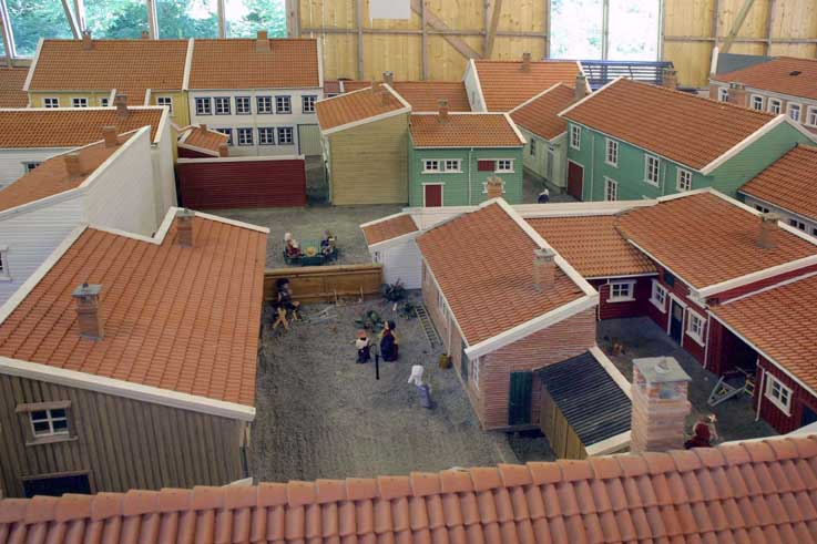 Minibyen på Vest-Agder Fylkesmuseum