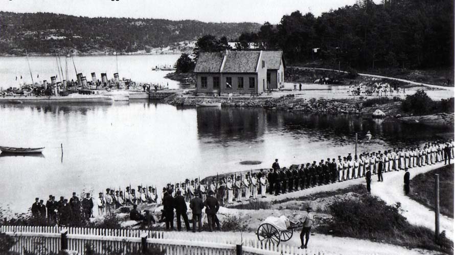 Marvika i 1905 gammelt foto
